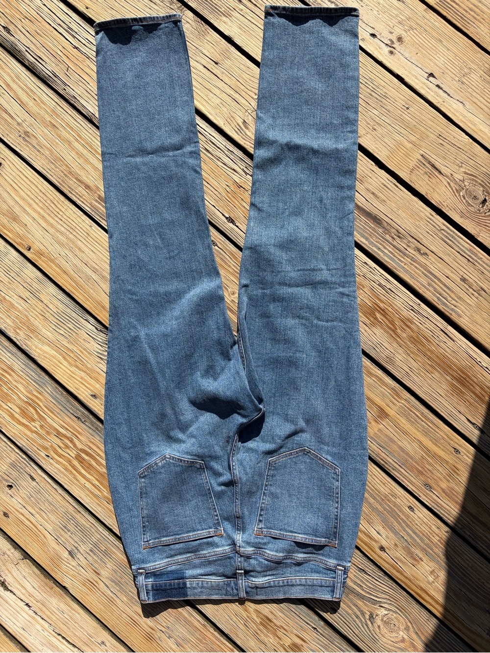 Abercrombie & Fitch the slim straight ultra high rise Jeans 31/12L curve love - Picture 13 of 16